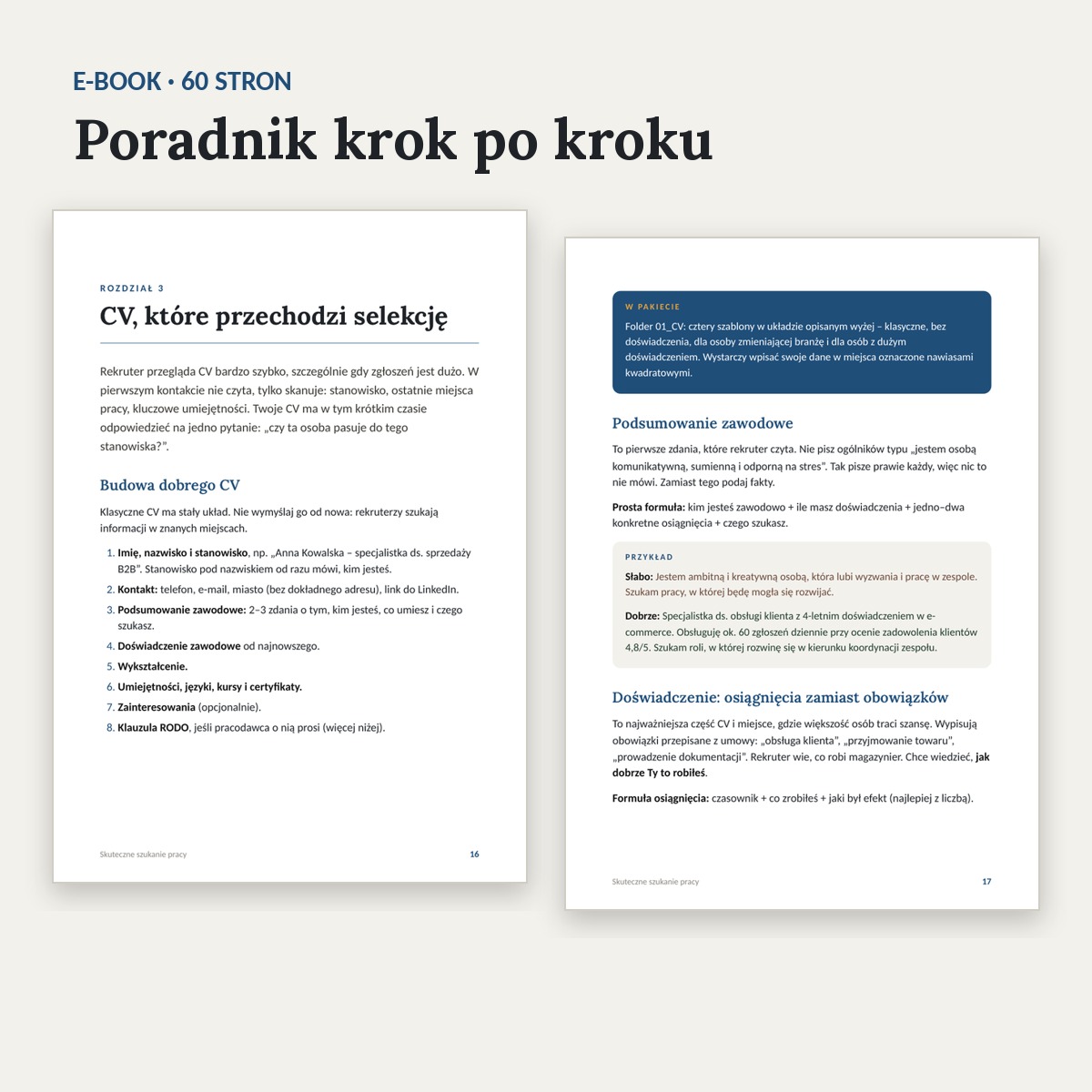 E-book „Skuteczne szukanie pracy”
